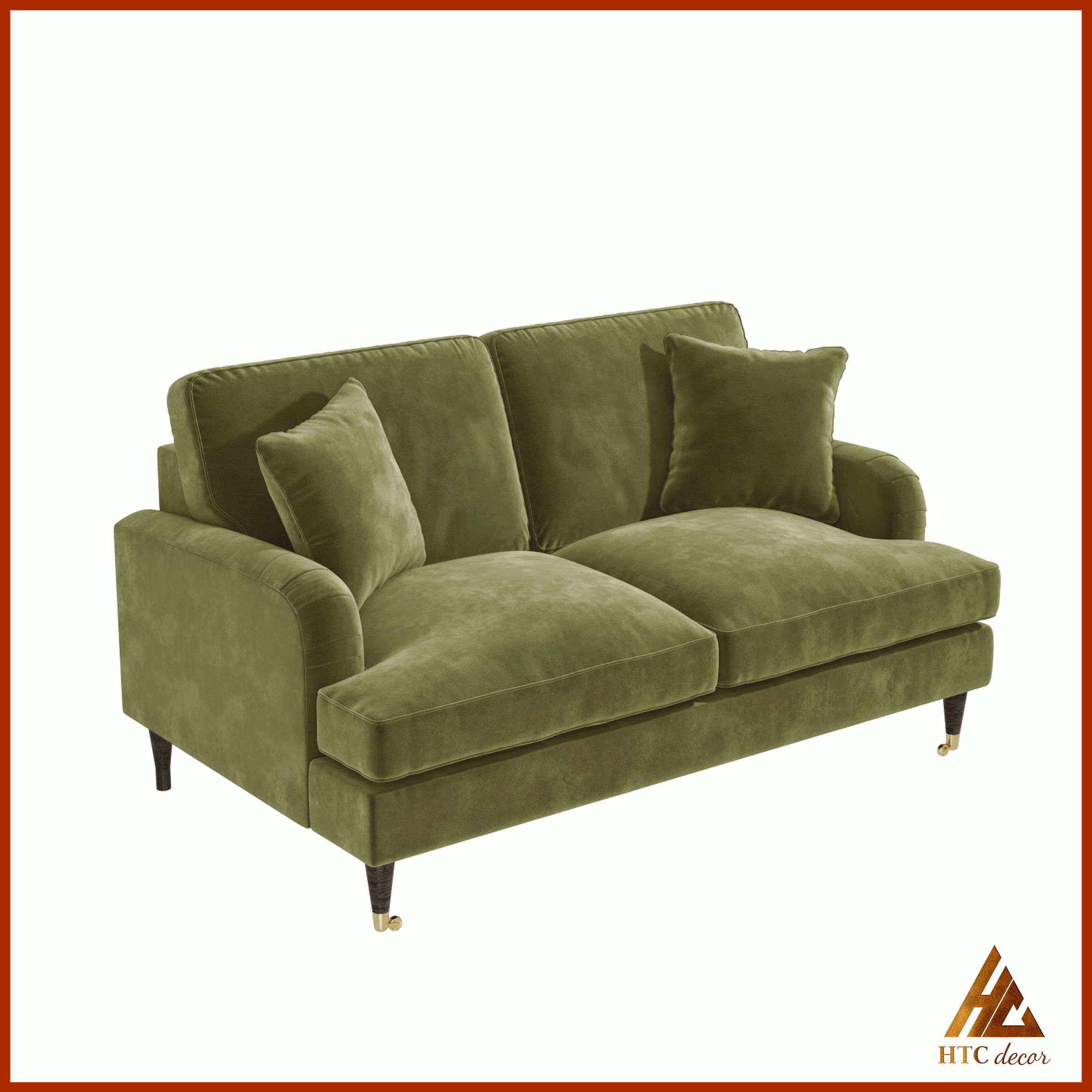 Ghế Sofa Băng Olive Vải Nhung